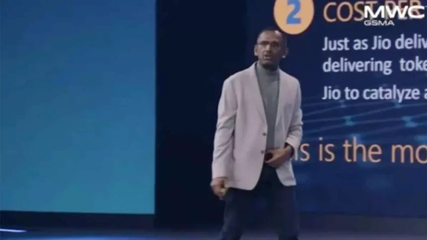 Jio CEO ओमन ने AI युग को 'रीसेट' कहा, MWC 2026 में बदलाव की रूपरेखा बताई