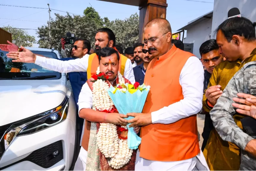 BJP के राष्ट्रीय अध्यक्ष नितिन नवीन ने राज्यसभा के लिए नामांकन दाखिल किया | BJP National President Nitin Naveen files nomination for Rajya Sabha