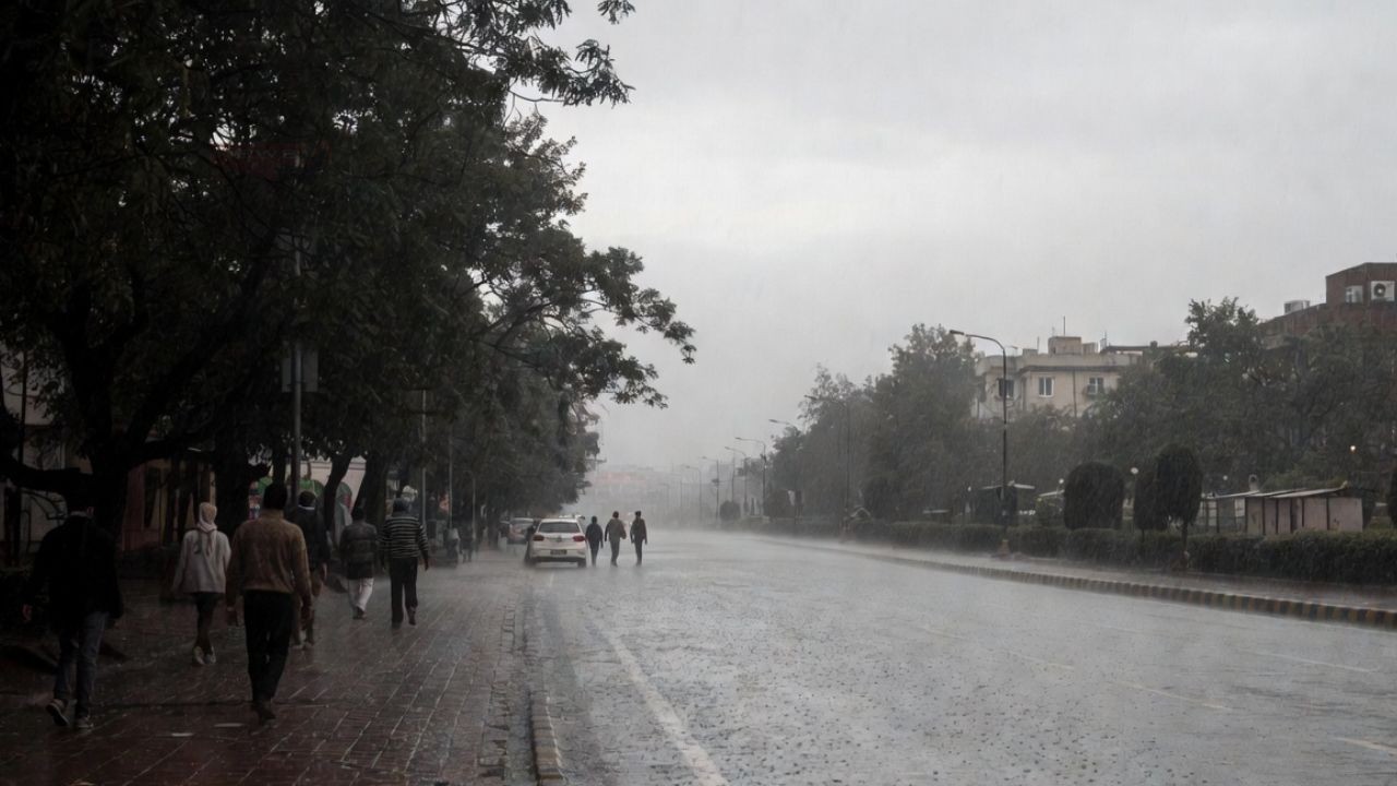 दिल्ली में रिमझिम बारिश से बदला मौसम का मिजाज, मार्च में लौटी सर्दी; दिनभर बदला रहेगा...