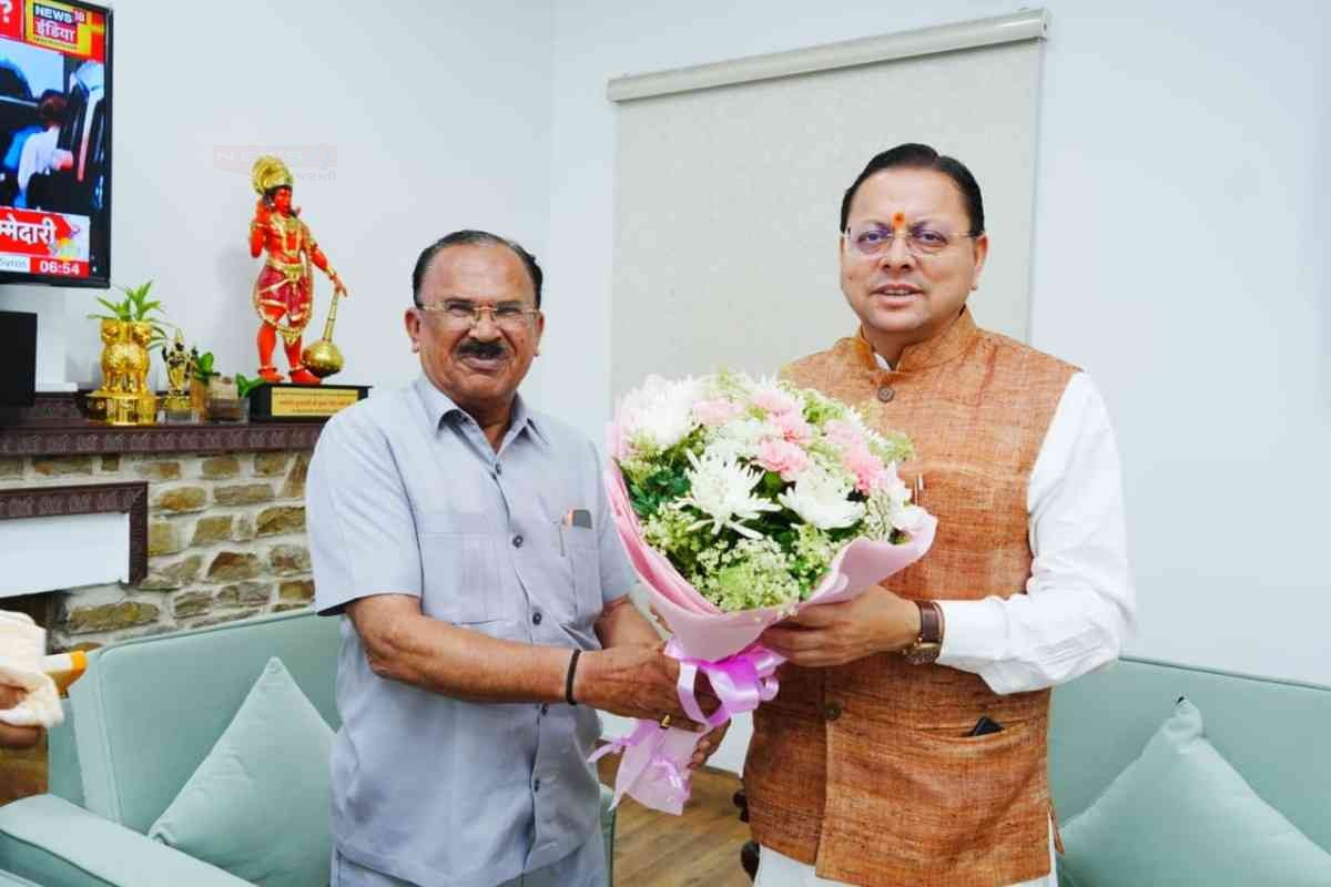 सीएम धामी से राजस्थान विधानसभा अध्यक्ष वासुदेव देवनानी की मुलाकात, सुशासन और विकास पर हुई चर्चा