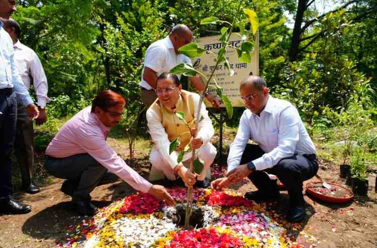 सीएम आवास में बनेगा 3-बी गार्डन, मधुमक्खियों, तितलियों और पक्षियों के लिए तैयार होगा विशेष संरक्षण क्षेत्र, CM ने वट का पौधा लगाकर किया शुभारम्भ